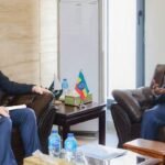 Commerce Minister Jam Kamal Khan meets Ethiopian Ambassador Dr Oumer Hussein Oba in Islamabad to discuss pharmaceutical market access and bilateral trade.