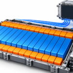Electric vehicle battery pack illustrating the difference between gross and net battery capacity and its impact on driving range and charging.