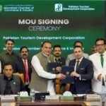 PM's Tourism Adviser Sardar Yasir Ilyas Khan announces the Pakistan Tourism, Sports & Family Festival 2026 during an ICCI and PTDC MoU signing ceremony in Islamabad.