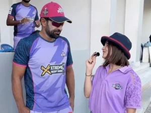 Pakistani cricketer Iftikhar Ahmed goes viral after an amusing exchange with an American cricket influencer in Nepal and shares advice for young T20 batters.
