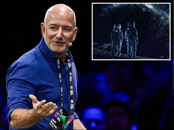 Jeff Bezos predicts millions of people will live in space by 2045 Jeff Bezos predicts millions of people will live in space by 2045