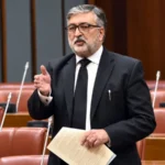 JUI-F Senator Kamran Murtaza raises constitutional objections to emergency and governor’s rule in Khyber Pakhtunkhwa.