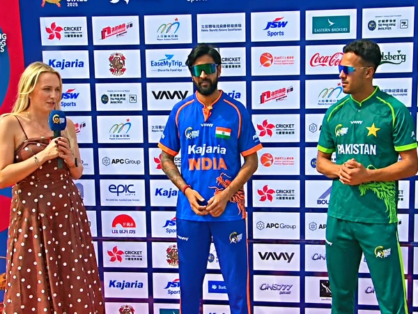 Pakistan defeat India in the Hong Kong Sixes as Abbas Afridi smashes five sixes in one over.