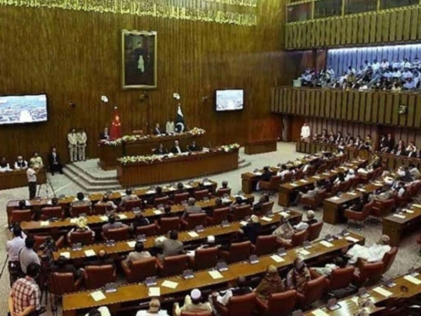 Pakistan Senate approves Passport Amendment Bill 2026 during an Islamabad session discussing blue passport privileges, government officials and parliamentarians.