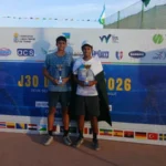 Pakistan’s Muhammad Yahya and India’s Amrit Vats win the ITF junior tennis doubles title in Djibouti.