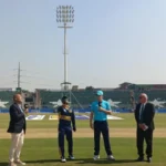 Sri Lanka and England players face off in the third match of the tri-nation ODI series in Rawalpindi.