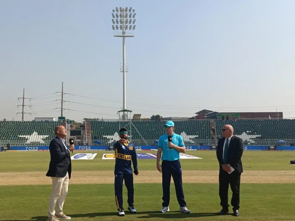 Sri Lanka and England players face off in the third match of the tri-nation ODI series in Rawalpindi.