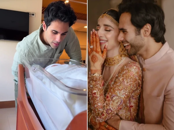 Ameer Gilani gives Azaan to his newborn son Izmir